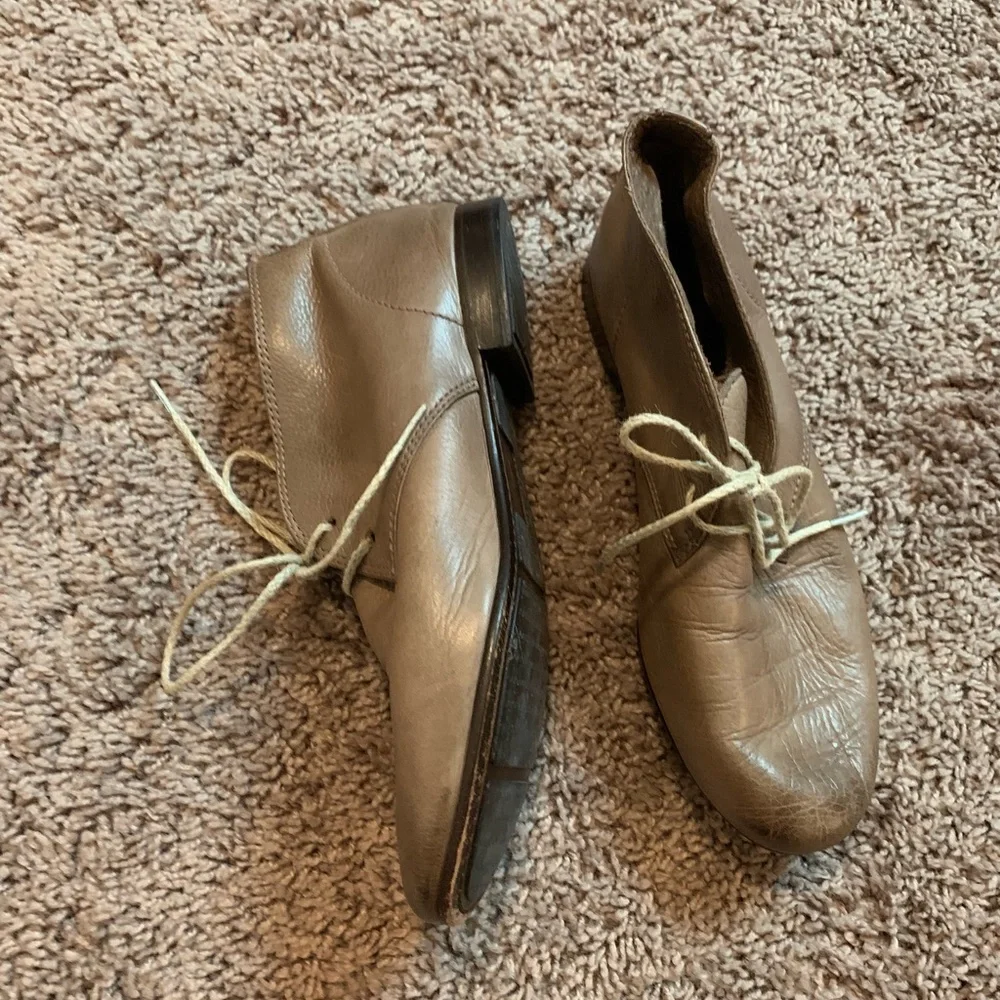 Frye Jillian Chukka Boots Bootie Brown Leather Size 8